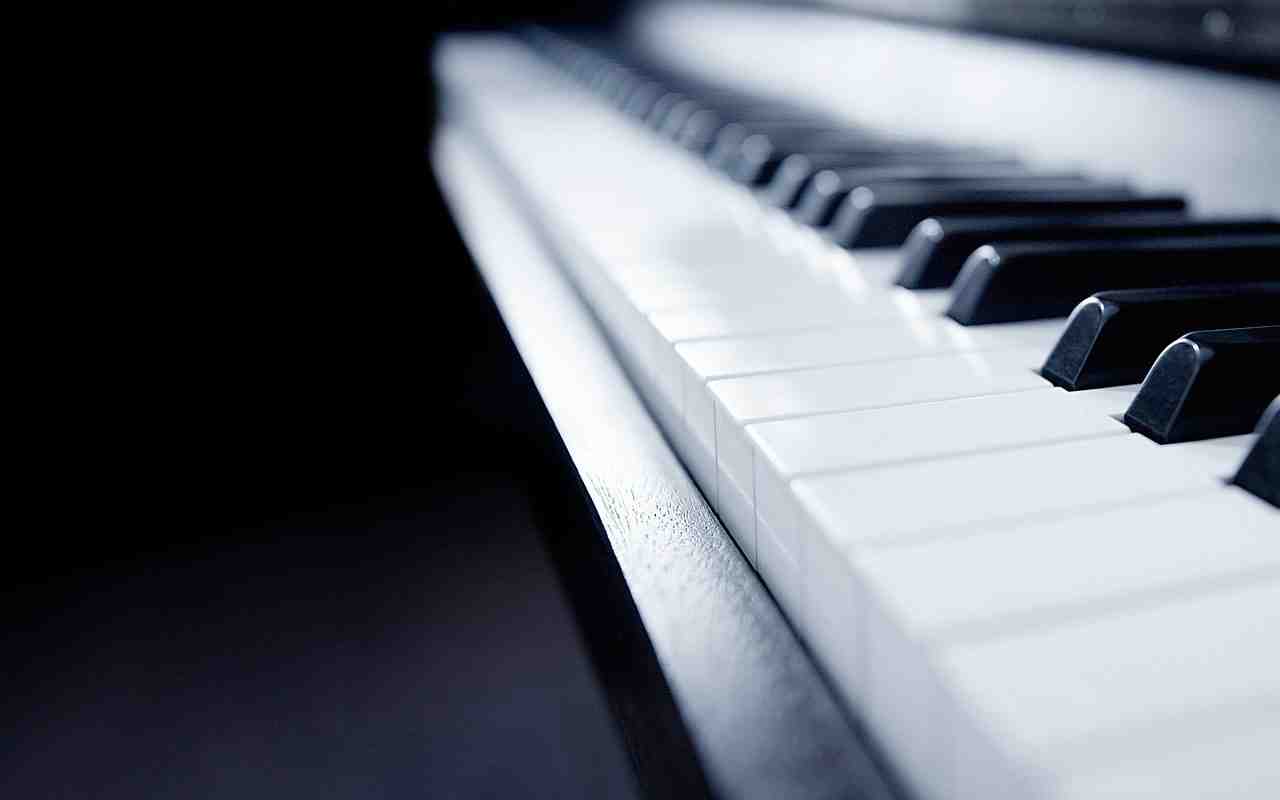 piano, musique, still life